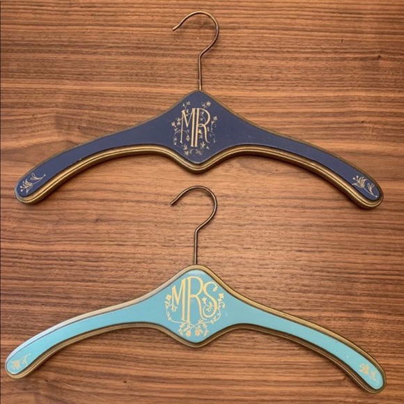 BHLDN Other - BHLDN ANTHROPOLOGIE WEDDING HANGERS - HIS & HERS